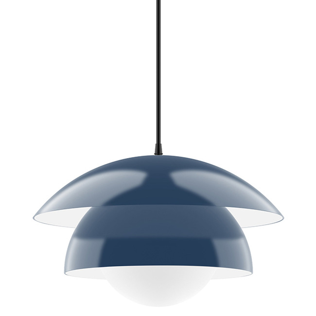 Nest Cord Hung Pendant with Glass Globe by Montclair Light Works