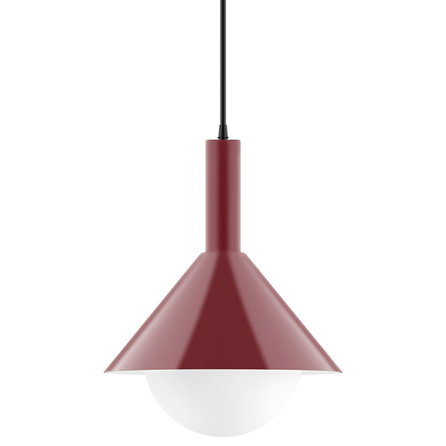 Stack Chase Pendant with Glass Globe by Montclair Light Works