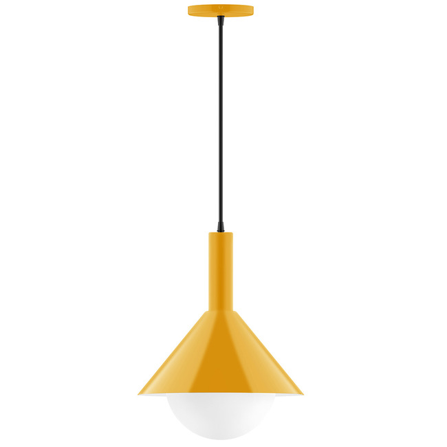 Stack Chase Pendant with Glass Globe by Montclair Light Works