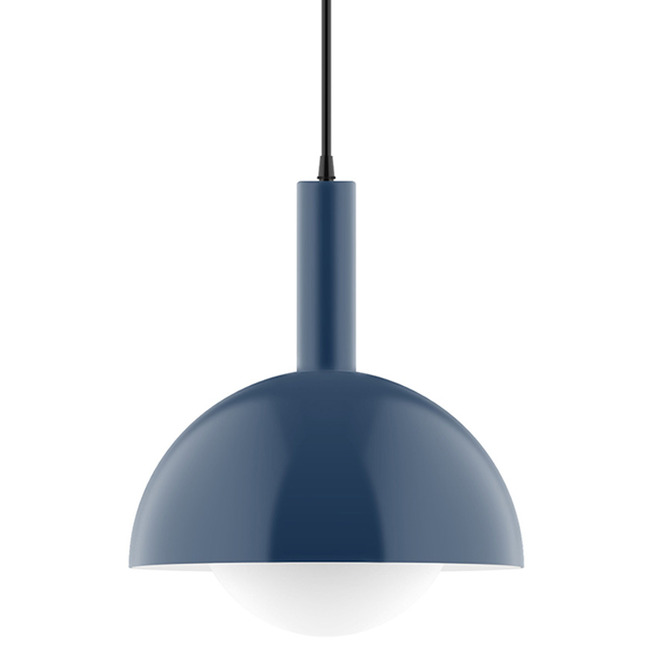 Stack Ray Pendant with Glass Globe by Montclair Light Works
