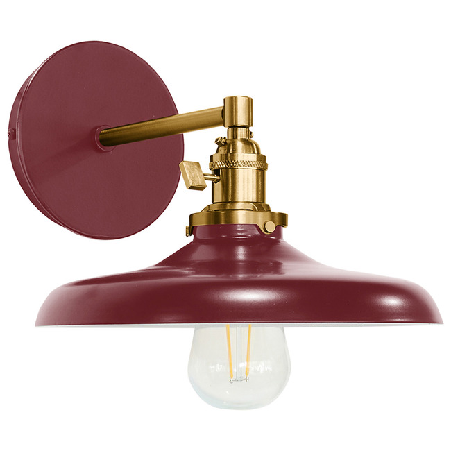 Uno Straight Arm Cap Wall Light by Montclair Light Works