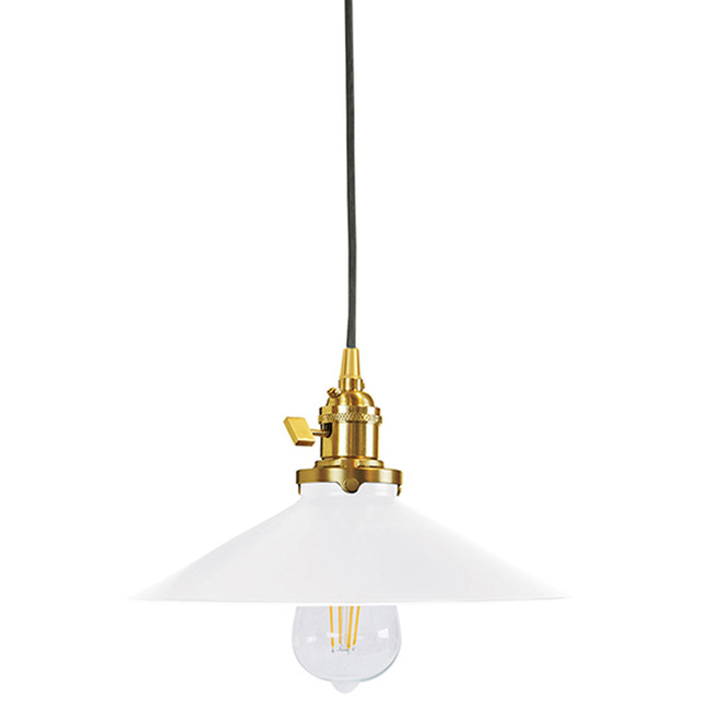 Uno Wide Cone Pendant by Montclair Light Works