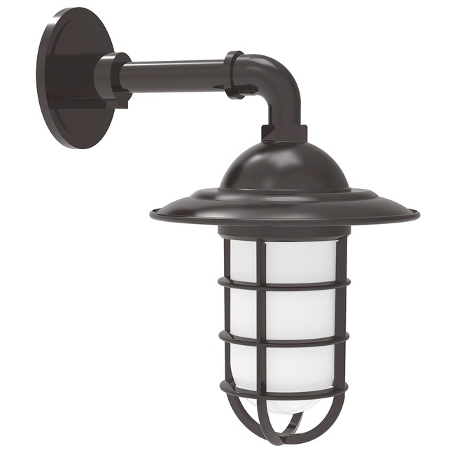 Vaportite Straight Arm Cap Outdoor Wall Sconce by Montclair Light Works