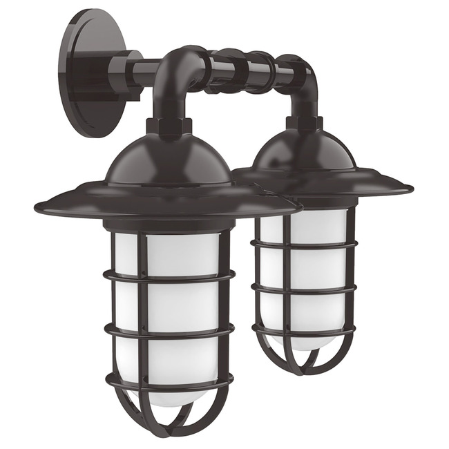 Vaportite Duo Cap Outdoor Wall Light by Montclair Light Works