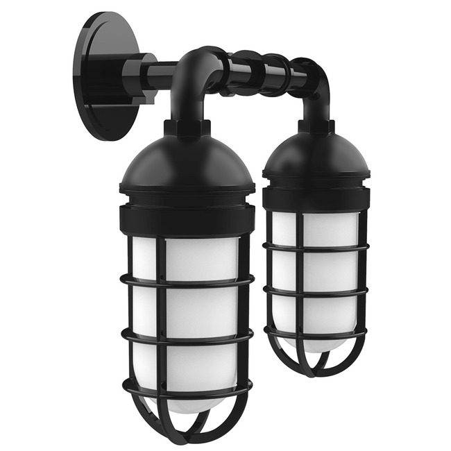 Vaportite Duo Outdoor Wall Light by Montclair Light Works