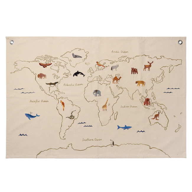 The World Textile Map by Ferm Living
