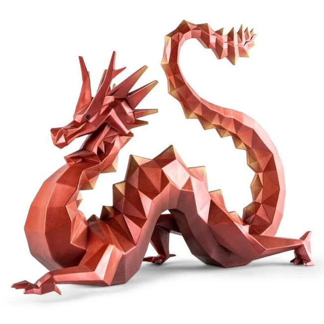 Origami Dragon Sculpture - Limited Edition by Lladro