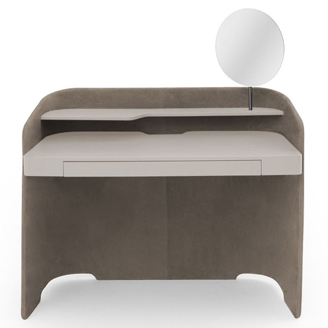 Chloe Vanity Desk with Mirror by Pianca
