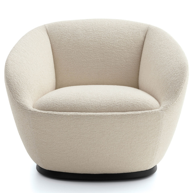 Naan Armchair with Swivel Base by Pianca
