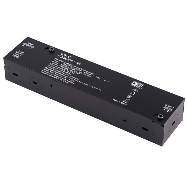 600MA 9-23VDC 13.8W Universal 1-Channel Remote Power Supply by WAC Lighting