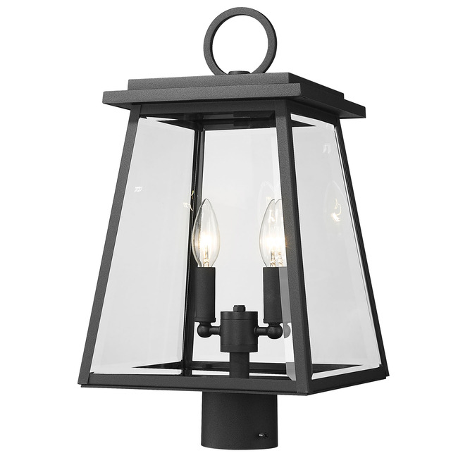 Broughton Outdoor Post Light with Round Fitter by Z-Lite