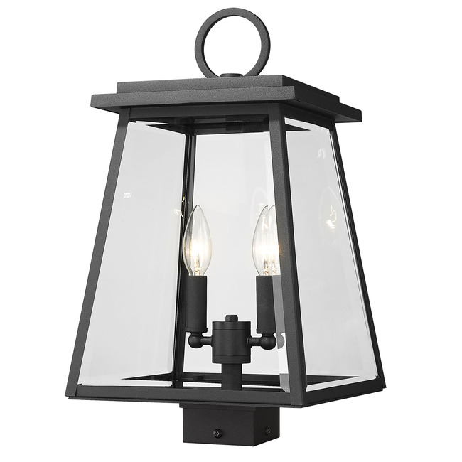 Broughton Outdoor Post Light with Square Fitter by Z-Lite