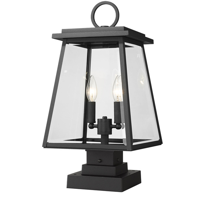 Broughton Outdoor Pier Light with Square Stepped Base by Z-Lite