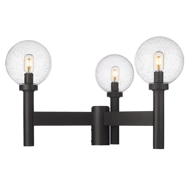 Laurent 3-Light Post Light with Round Fitter by Z-Lite