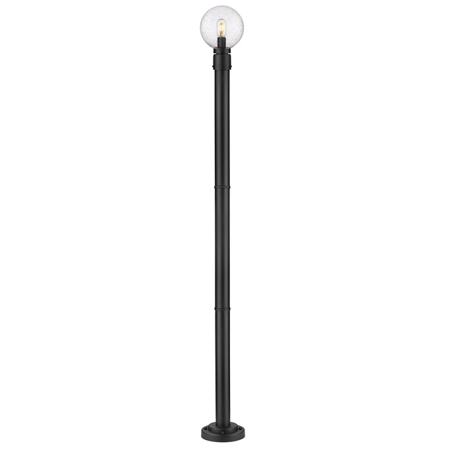 Laurent Outdoor Post Light with Round Post/Stepped Base by Z-Lite