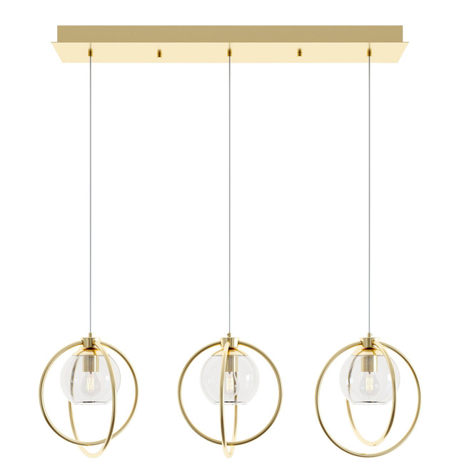 Jamie Linear Multi Light Pendant by AFX
