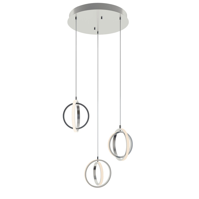 Lock Round Multi Light Pendant by AFX