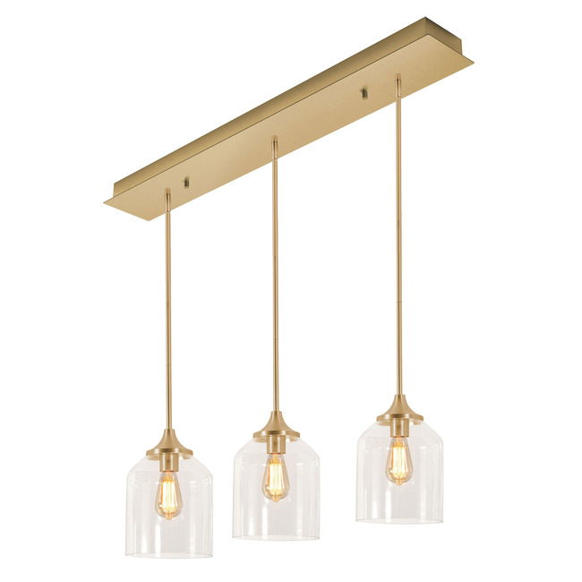 William Linear Multi Light Pendant by AFX