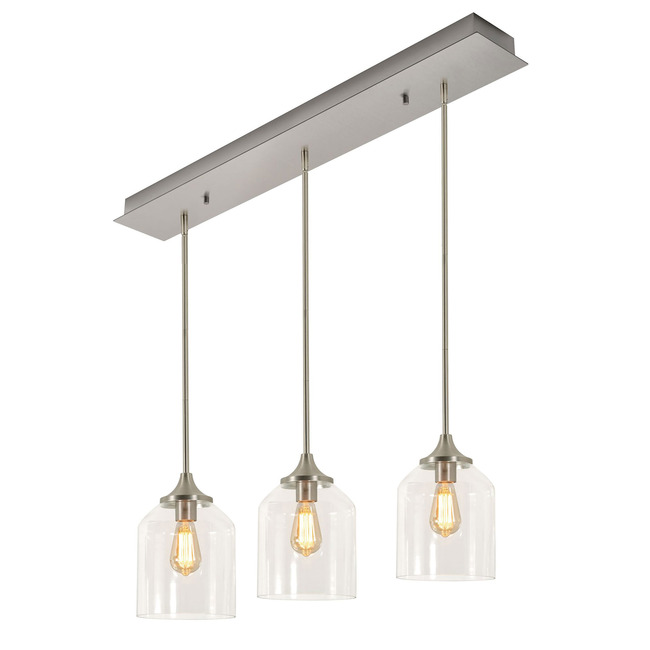 William Linear Multi Light Pendant by AFX
