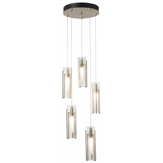 Exos 5 Light Multi Light Pendant by Hubbardton Forge