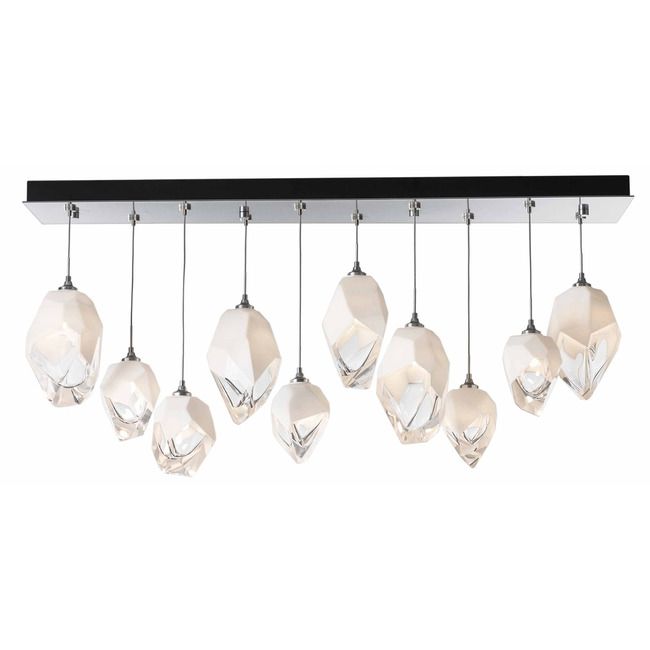 Chrysalis Mixed Shades Linear Multi Light Pendant by Hubbardton Forge