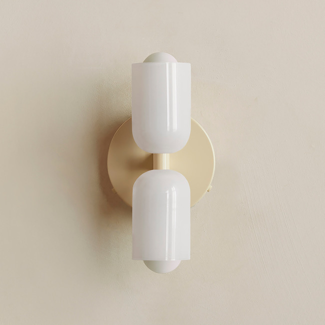 Chromatic Glass Up Down Wall Sconce