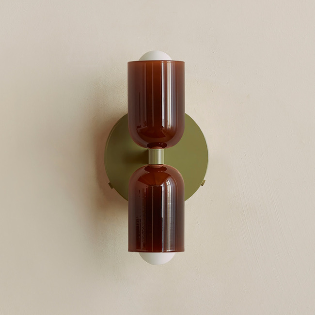 Chromatic Glass Up Down Wall Sconce by In Common With