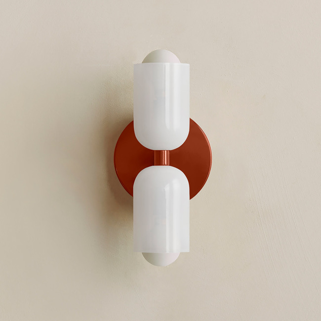 Chromatic Glass Up Down Slim Wall Sconce by In Common With