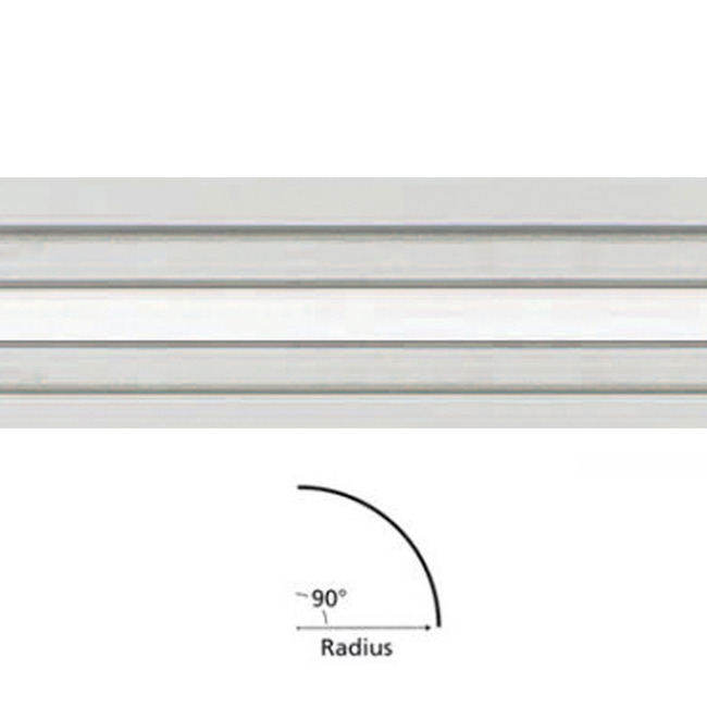 Prebent Monorail 90 Degree Curve by Visual Comfort Architectural