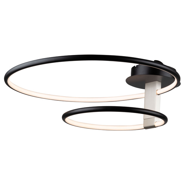 Halo Double Semi Flush Ceiling Light by Artcraft