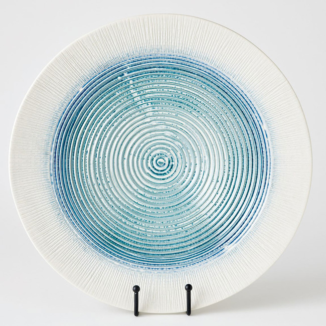 Lamb's Ear Ribbed Charger Plate by Global Views