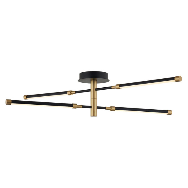 Fianco Semi Flush Ceiling Light by Justice Design