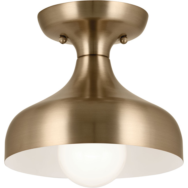 Sisu 7 Inch Semi Flush Ceiling Light by Kichler