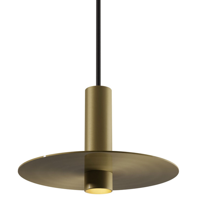 Combi Pendant with Decorative Aluminum Plate by Koncept Lighting
