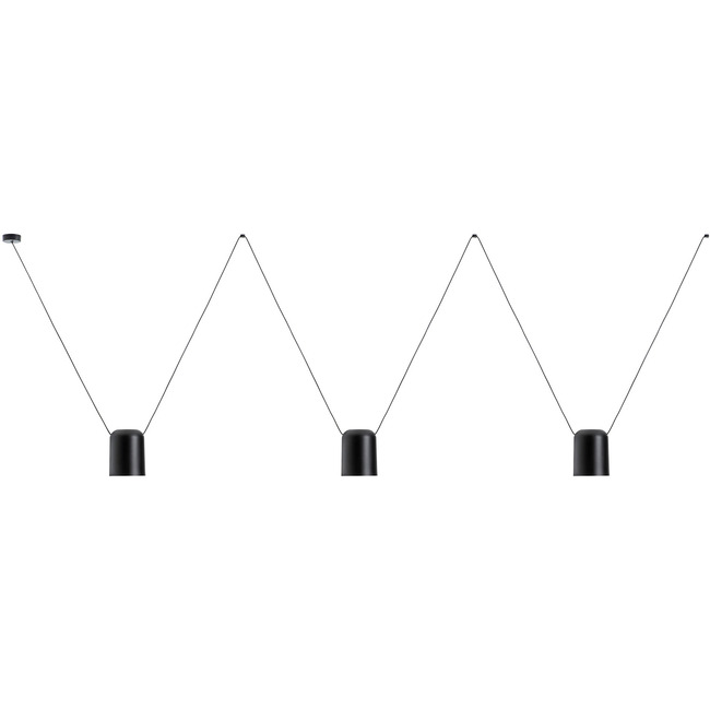Attic Lateral Cylinder Pendant by LedsC4