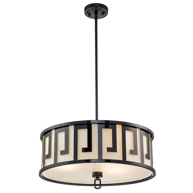 Lemuria Greek Convertible Pendant/ Semi Flush by Lucas + McKearn