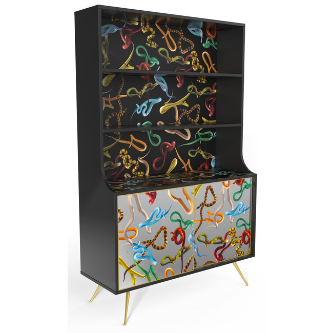 Snakes Bookcase by Seletti