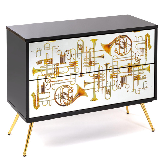 Trumpets 2 Drawer Dresser by Seletti