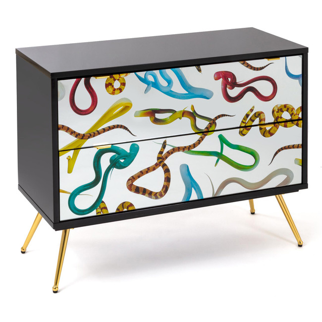 Snakes 2 Drawer Dresser by Seletti