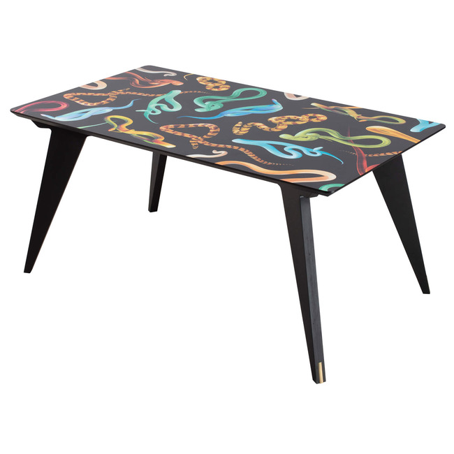 Snakes Rectangular Dining Table by Seletti