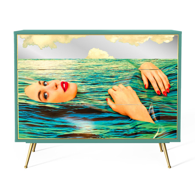 Seagirl Chest of 3 Drawers by Seletti