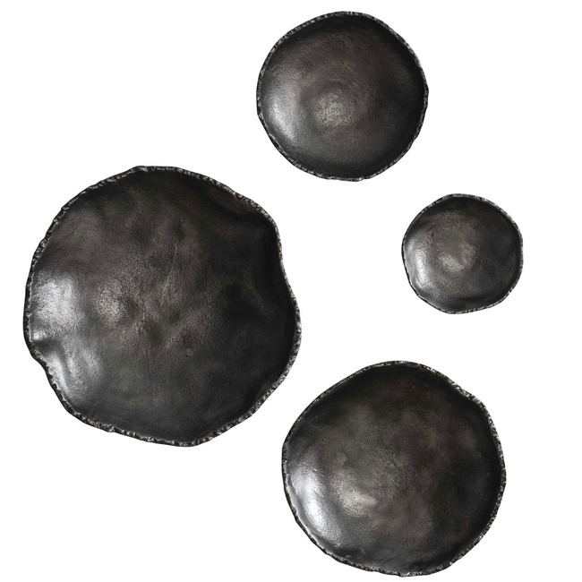 Lucky Coins Metal Wall Decor Set of 4 by Uttermost