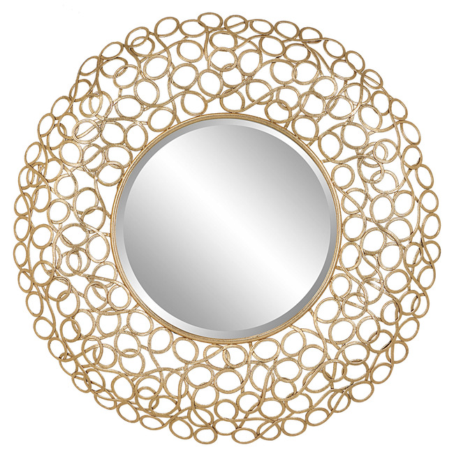 Swirl Round Mirror by Uttermost