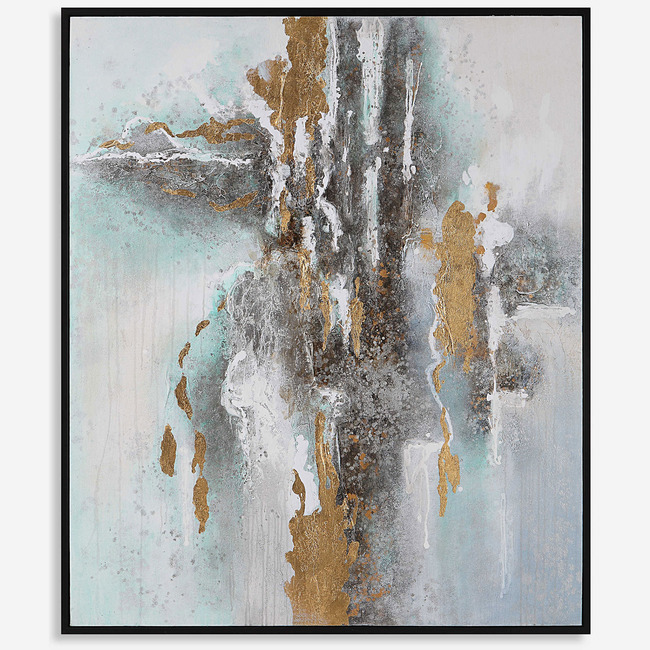 Mountain Mist Abstract Art by Uttermost