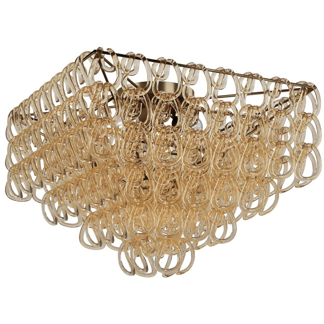 Giogali Square Ceiling Light by Vistosi