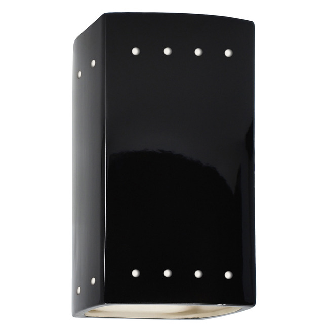 Ambiance 0925 Perforated Outdoor Wall Sconce by Justice Design