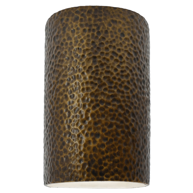 Ceramic Cylinder Up / Down Wall Sconce by Justice Design | CER-5265 ...