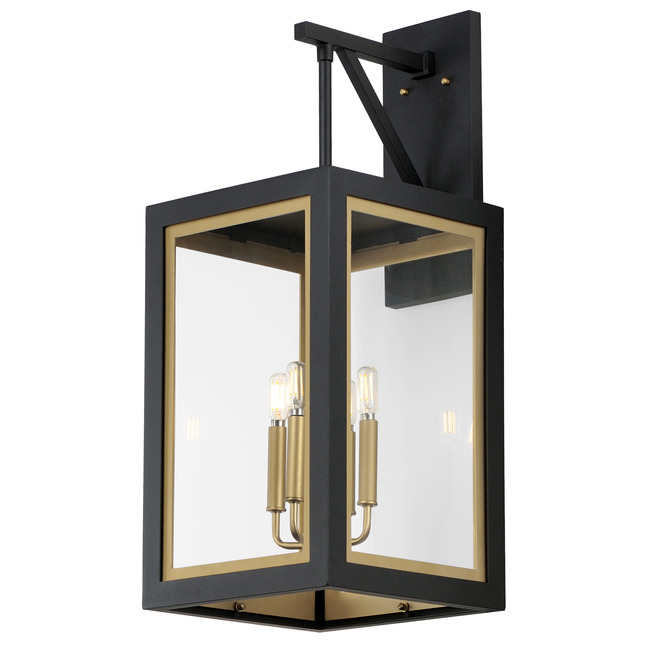 Neoclass Outdoor Black Wall Light by Maxim Lighting