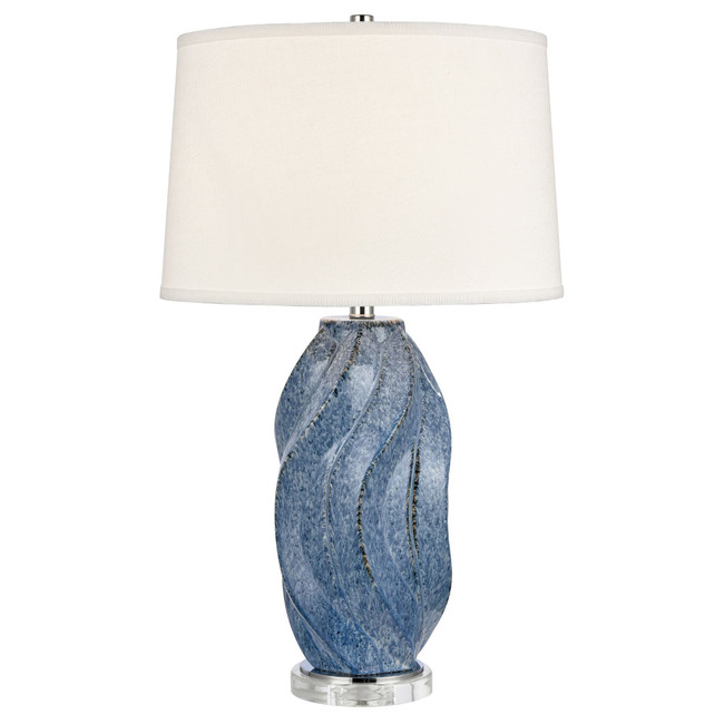 Blue Swell Table Lamp by Elk Home