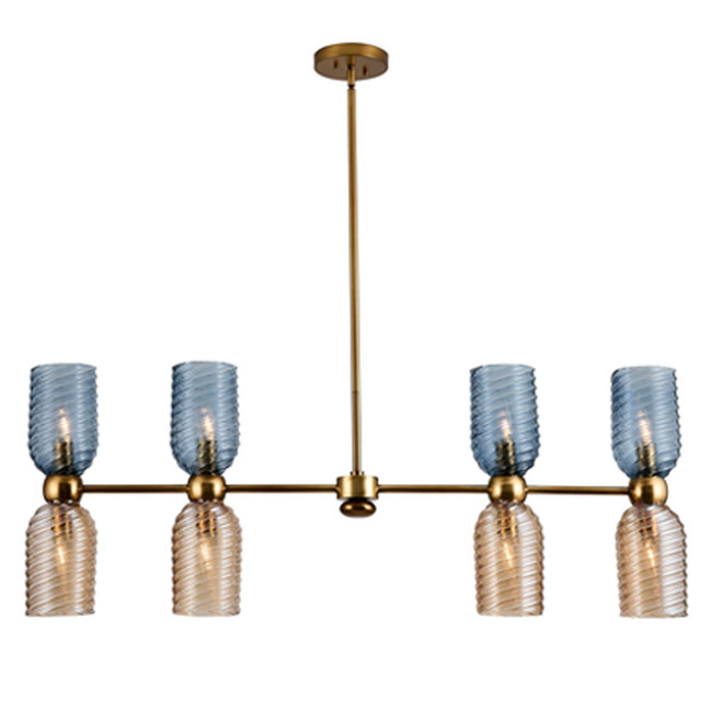 Azul Linear Pendant by Kalco